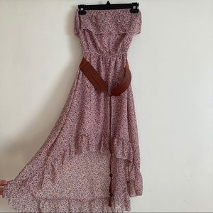 Cute Floral Dress w/ Belt